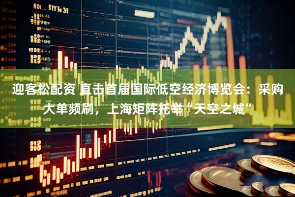 迎客松配资 直击首届国际低空经济博览会：采购大单频刷，上海矩阵托举“天空之城”